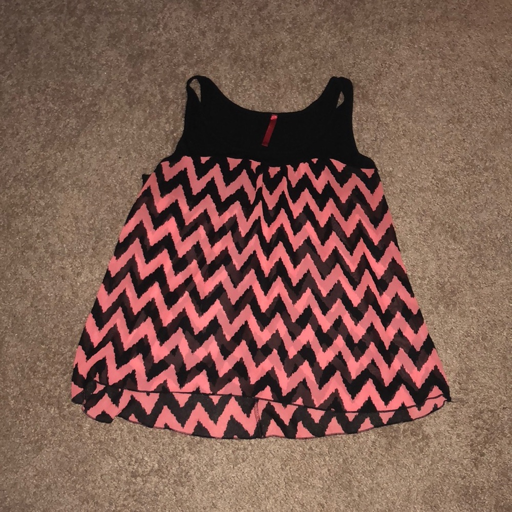 Orange and Black tank